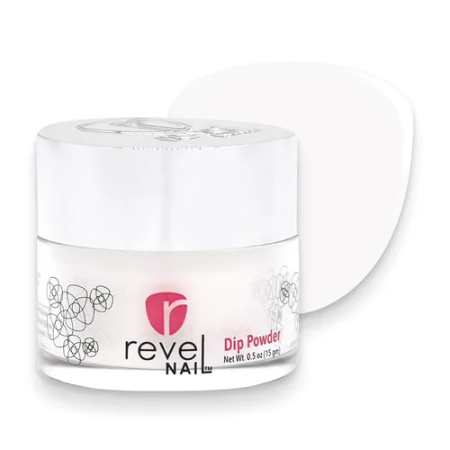 Miniatura 14 de Revel Nail Polvo de inmersión – Esmalte de uñas en polvo transparente y rosa, polvo de inmersión resistente a las virutas con vitamina E y calcio