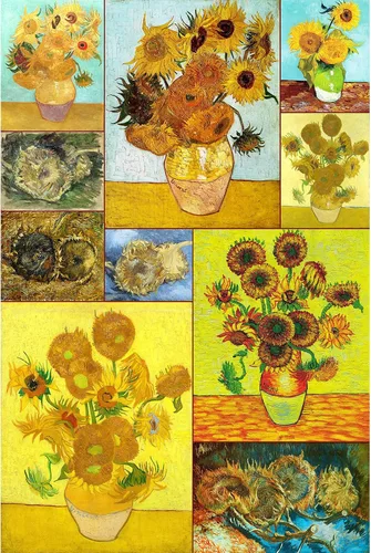 Miniatura 22 de Rompecabezas de madera para adultos de 1000 piezas en adelante, rompecabezas de Van Gogh pinturas famosas – Los comedores de papas, juguetes de Los