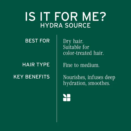 Miniatura 5 de BIOLAGE Hydra Source - Solución desenredante para cabello seco, desenreda y controla la estática para menos encrespamiento y se escapa, sin parabenos