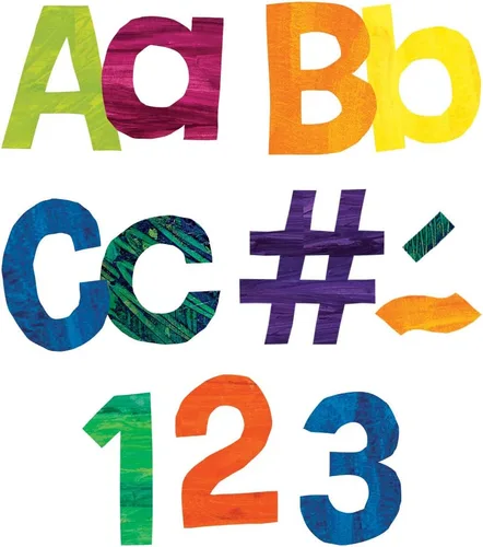 Miniatura 16 de Carson Dellosa 152 Piezas Letras Coloridas de Pizarra para Tablón de Anuncios de 4 Pulgadas para Aula, Letras del Alfabeto en Mayúsculas, Números