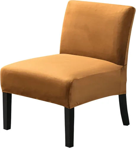 Miniatura 25 de JIAN YA NA Funda para Silla de Acento sin Brazos, Funda Elástica para Silla sin Brazos de Spandex, Fundas para Sillas sin Brazos, Funda para Silla