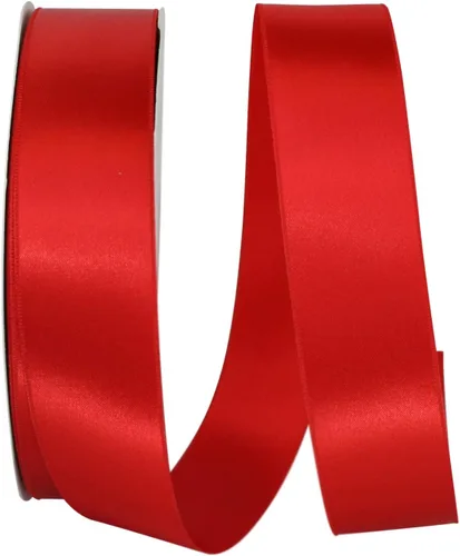 Miniatura 40 de Reliant Ribbon 5000-908-09C cinta, 1-1/2 pulgadas x 100 yardas, escarlata