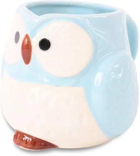 Miniatura 12 de Mino ware - Taza de cerámica japonesa con forma de búho, hecha en Japón (importación de Japón) CPM102 (rosa clavel)