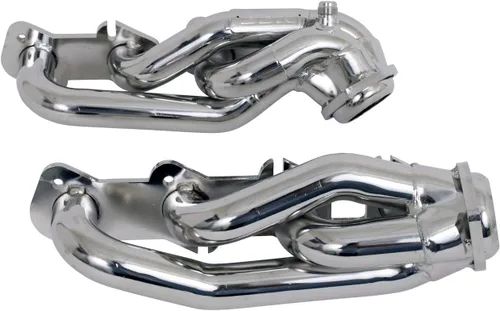 Miniatura 3 de BBK 3515 cabeceras de escape de alto rendimiento cortas y afinadas, de 1-5/8 pulgadas, para Ford F Series F150 y Expedition 4.6L - acabado en cromo