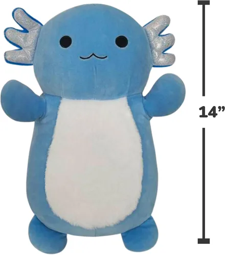 Miniatura 4 de Squishmallows Original HugMees - Axolote degradado azul de 14 pulgadas - Peluche oficial de Jazwares grande y ultrasuave