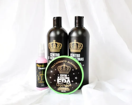 EPA COLOMBIA Keratina | Con BIOTINA, Aceite de Argán, Ricino, Proteínas y Aminoácidos. Repara, hidrata, suaviza y da brillo espejo. Orgánico. Libre