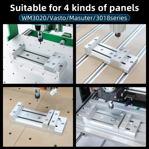 Miniatura 7 de FoxAlien Mini Tornillo de Banco de Perfil Bajo Abrazadera de Sujeción Mesa de Trabajo para FoxAlien 3018, Masuter 3, Masuter Pro, 3S, XE-PRO