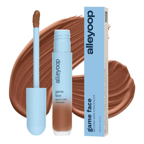 Miniatura 16 de Alleyoop Game Face Makeup Corrector - Corrector ligero y acumulable para debajo de los ojos para ojeras, fórmula de crema hidratante para mujeres