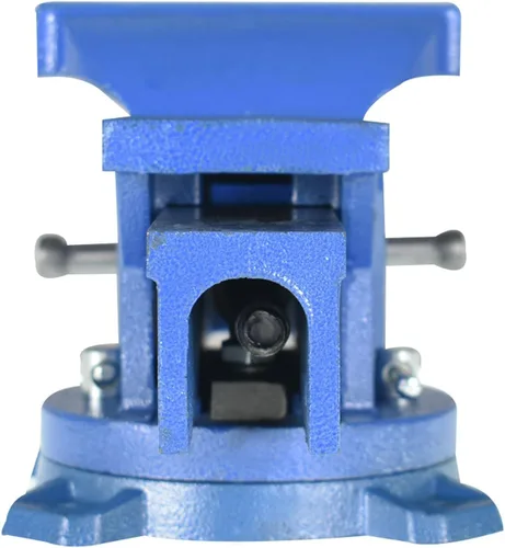 Miniatura 6 de Herramienta de prensas de banco resistente de 6 pulgadas con base giratoria, fresado de metal con bloqueo de yunque giratorio de 360 grados