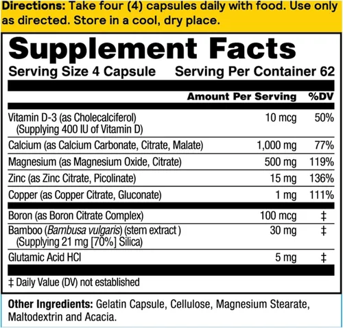 Miniatura 4 de Nature's Life Complejo de zinc Cal Mag 250 ct