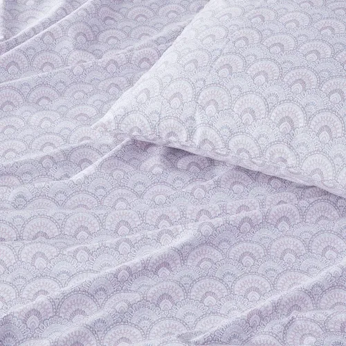 Miniatura 46 de Comfort Spaces Sábanas 100% algodón tamaño King, transpirables, naturalmente frescas, sábanas de algodón suave con bolsillo elástico de 14 pulgadas