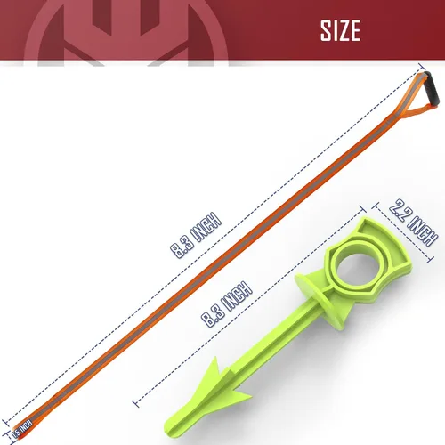 Miniatura 5 de KNINE OUTDOORS Kit de aderezo de campo con arnés de arrastre de ciervo y herramienta de traslado, accesorios de caza para hombres, equipo de caza