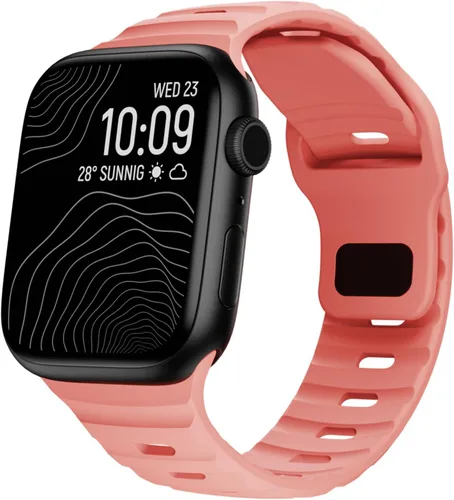 Miniatura 20 de Correa de silicona impermeable compatible con Apple Watch Ultra de 49mm 46mm 45mm 44mm 42mm 41mm 40mm 38mm, bandas deportivas para hombres y mujeres