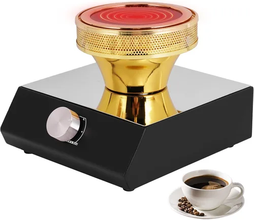 YUCHENGTECH Calentador de haz halógeno, calentador inteligente de haz de sifón para cafetera Hario Yama Syphon (actualización 110-120V) (110V)