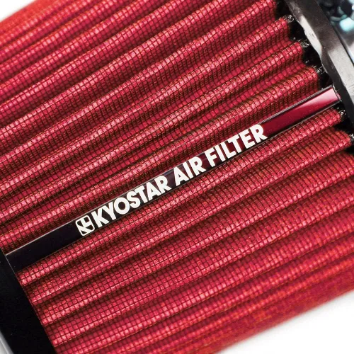 Miniatura 68 de KYOSTAR Filtro de aire universal de alto flujo de 3" (76 mm), entrada de aire frío de cono reutilizable, alto rendimiento, lavable, kit de aire seco