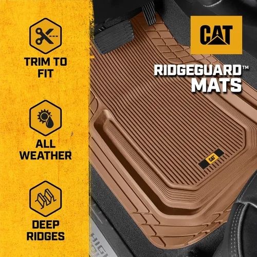 Miniatura 2 de Cat® ToughLiner™ Alfombrillas para el Suelo del Coche - Alfombrilla de Servicio Pesado Recortable para Camiones - Alfombrillas de Coche y Forros
