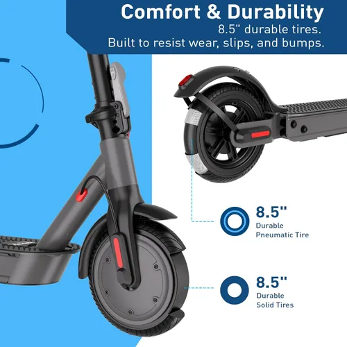 Miniatura 5 de Hiboy S2 Nova Electric Scooter for Adults, 430W Peak Power, Up to 20 Miles Long-Range & 19 MPH, High-Strength Aluminum Body, Portable Folding E