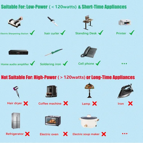 Miniatura 2 de 120 vatios, convertidor de voltaje de 110 V a 220 V, convertidor de voltaje de 110 a 220, transformador de paso ascendente de 110 V a 220 V