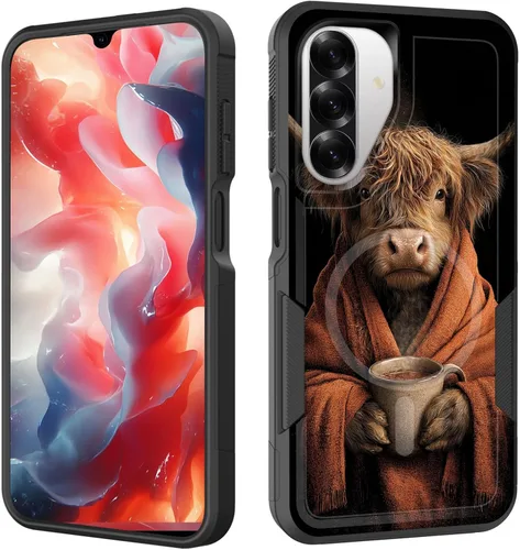 Miniatura 172 de Funda magnética para Galaxy A16 5G, [compatible con MagSafe] [protección contra caídas de grado militar] Funda resistente a prueba de golpes