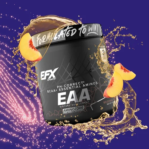 Miniatura 7 de EFX Sports Training Ground EAA Suplemento de aminoácidos esenciales Energía y síntesis de proteínas Pre, Intra o después del entrenamiento