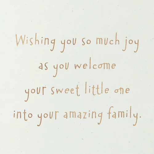 Miniatura 3 de American Greetings Nueva tarjeta de bebé (tu increíble familia)