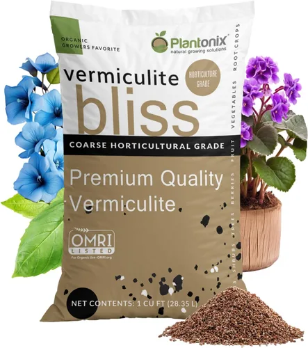 Miniatura 14 de Perlite Bliss (1 pie cúbico) - Perlita orgánica para plantas - Enmienda de suelo de perlita gruesa a granel - Perlita gruesa para plantas, tierra