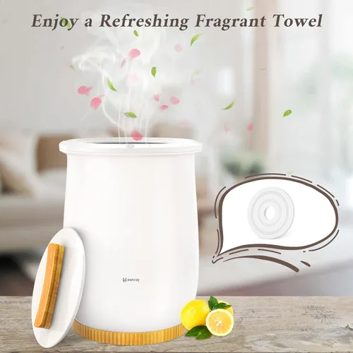 Miniatura 3 de Disco de fragancia para calentador de toallas Keenray, almohadillas perfumadas de fragancia fresca para cubo calentador de toallas (sabor océano)