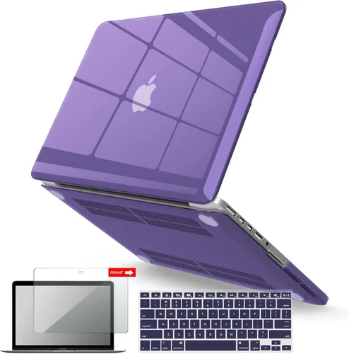 Miniatura 30 de IBENZER Compatible con MacBook Pro de 13 pulgadas 2015 2014 2013 finales 2012 A1502 A1425, carcasa rígida y cubierta de teclado y protector