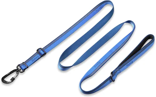 Hyhug Correa reflectante para mascotas de 6 pies de largo (tejido jacquard resistente, correa de nailon resistente para perros gigantes, grandes y