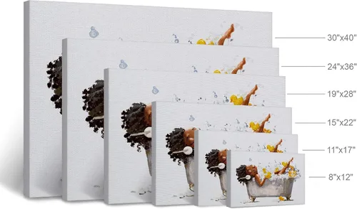 Miniatura 4 de SmileArtDesign V18 - Lienzo impreso y decorativo para pared, diseño africano