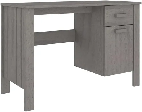 Miniatura 2 de Escritorio de madera para computadora con un cajón y una puerta para oficina en casa, escritorio ejecutivo, escritorio de estudio, escritorio