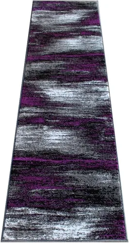 Miniatura 21 de Masada Rugs, Alfombra moderna y contemporánea, rojo, gris, negro (8 pies x 10 pies), alfombra grande para sala de estar, dormitorio, oficina