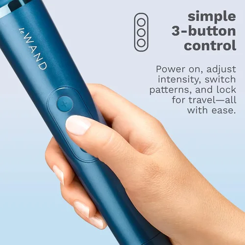 Miniatura 7 de Le Wand - Masajeador personal pequeño para mujeres y hombres - Masajeador de varita vibratoria con 10 velocidades ruidosas y 6 patrones de vibración