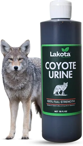 100% Orina Pura de Coyote Repelente Natural para Animales y Roedores - ¡Hace Parecer que un Coyote Está Cerca! Repelente para Zorrillos y Mapaches