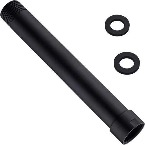 Miniatura 9 de Extensión de brazo de ducha de níquel cepillado, brazo extensor de 1/2 pulgada para cabezal de ducha de lluvia de 4 pulgadas