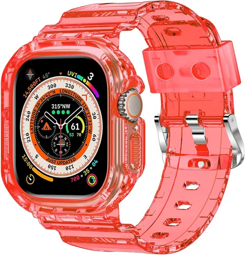 Miniatura 42 de XYF Compatible con correas cristalinas para Apple Watch de 1.929 in, 1.811 in, 1.772 in, 1.732 in, 1.654 in, 1.614 in, 1.575 in, 1.496 in, funda