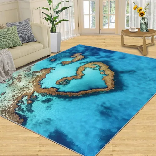 Miniatura 9 de Alfombras onduladas negras y blancas para dormitorio, alfombra de área abstracta, alfombras geométricas para sala de estar, alfombra antideslizante