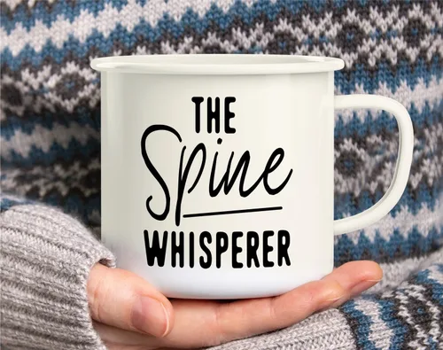 Miniatura 5 de Retreez Taza divertida The Spine Whisperer, quiropráctico, doctor y estudiante, 16 onzas, esmalte de acero inoxidable, para campamento, fogata
