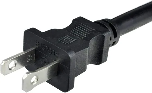 Miniatura 3 de Cable de alimentación de repuesto de 2 clavijas polarizadas de 14 calibre 3.05m, cable de reemplazo para herramientas eléctricas, cable