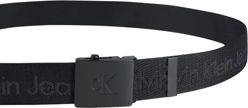 Miniatura 3 de Calvin Klein de los hombres ajustable Firma algodón belt-white