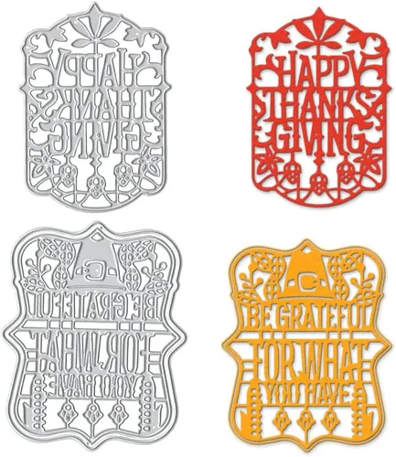 Miniatura 5 de Troqueles de corte de hongos de otoño, hojas de animales de zorro de otoño, plantilla de estampado en relieve para hacer tarjetas, álbumes