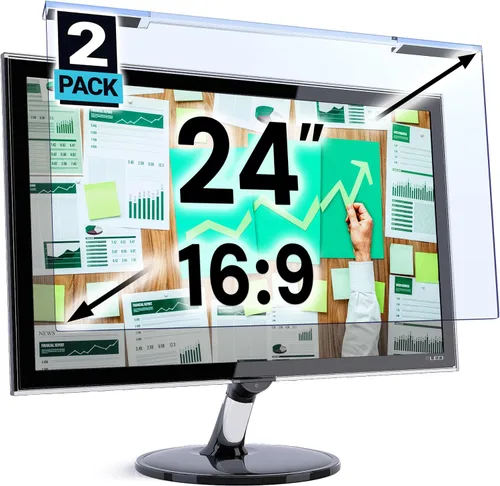 Miniatura 41 de VINTEZ Protector de pantalla de luz azul para monitor de computadora y portátil de 14 pulgadas, película de bloqueo de luz azul anti-UV para PC