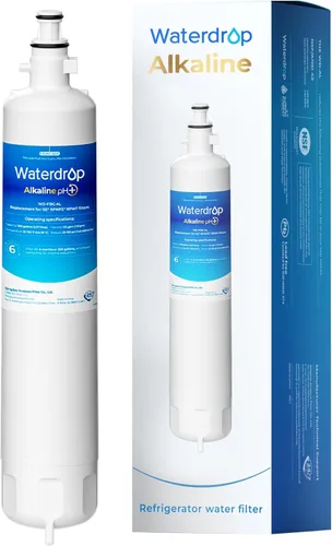 Waterdrop WD-F19C-AL Filtro de agua alcalino para refrigerador, mejora el pH, repuesto para GE® RPWFE®, filtro de agua para refrigerador RPWF (chip