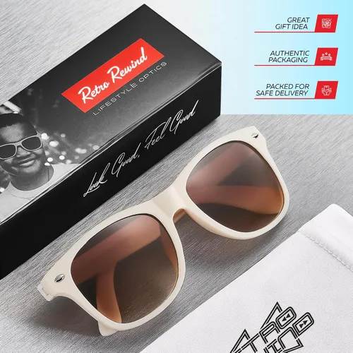 Miniatura 42 de Retro Rewind Lentes de sol para niños y niñas de 3 a 12 años, inastillables, UV400, lentes de sol para niños pequeños