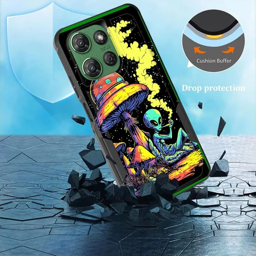 Miniatura 6 de Funda protectora para Motorola Moto G Stylus 5G 2025/Moto G Stylus 5G 2026, funda protectora híbrida de doble capa resistente a prueba de golpes
