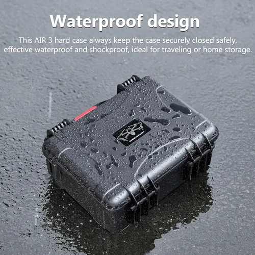 Miniatura 5 de STARTRC Air 3 Estuche rígido impermeable para DJI Air 3, negro, M, personalizado