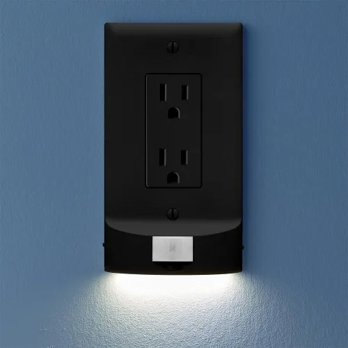 Miniatura 13 de 2 unidades - SnapPower MotionLight [para tomas decorativas] - Luces nocturnas LED con detección de movimiento incorporadas en la placa de pared