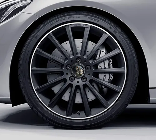 Miniatura 3 de Juego de 4 tapas centrales de rueda de 2.953 in compatibles con Mercedes Benz B66470207 / B66470200 negro CM 25