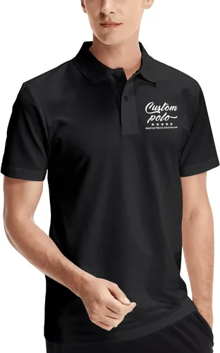 Miniatura 3 de Camisas polo personalizadas para hombres y mujeres, camisas personalizadas con cuello, diseña tus propias camisas