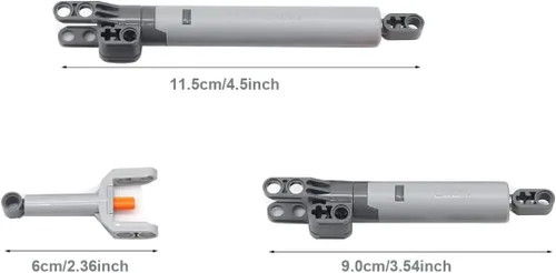 Miniatura 3 de Technic - Kit neumático de piezas hidráulicas, compatible con el juego de ladrillos principales, piezas de repuesto y piezas, juego de engranajes